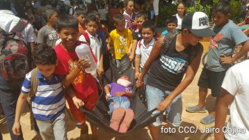 Pueblo de Masachapa participa en simulacro de terremoto