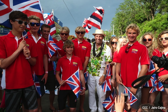 Inauguración del Campeonato Internacional Junior de Surf 2013
