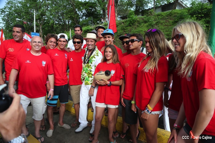 Inauguración del Campeonato Internacional Junior de Surf 2013