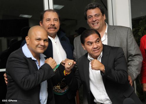 Presidente Daniel se reúne con presidente del CMB, Mauricio Sulaimán