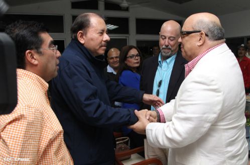 Presidente Daniel se reúne con presidente del CMB, Mauricio Sulaimán