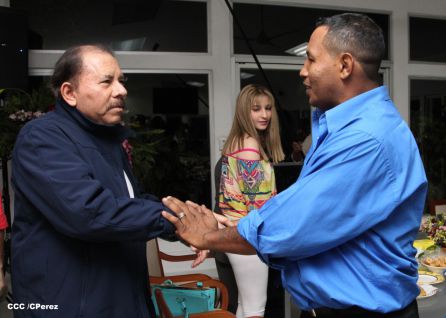 Presidente Daniel se reúne con presidente del CMB, Mauricio Sulaimán