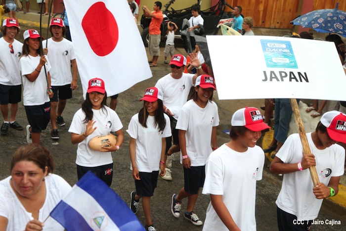 Inauguración del Campeonato Internacional Junior de Surf 2013