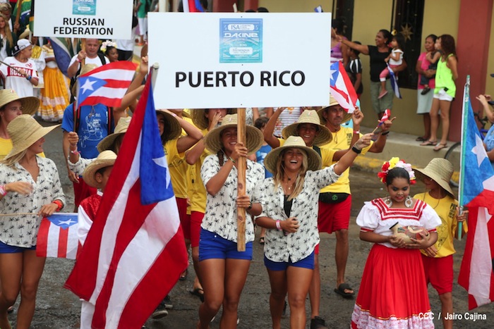 Inauguración del Campeonato Internacional Junior de Surf 2013