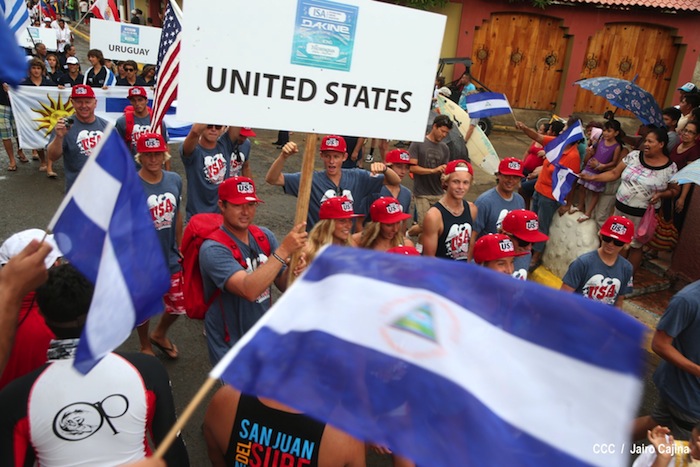 Inauguración del Campeonato Internacional Junior de Surf 2013