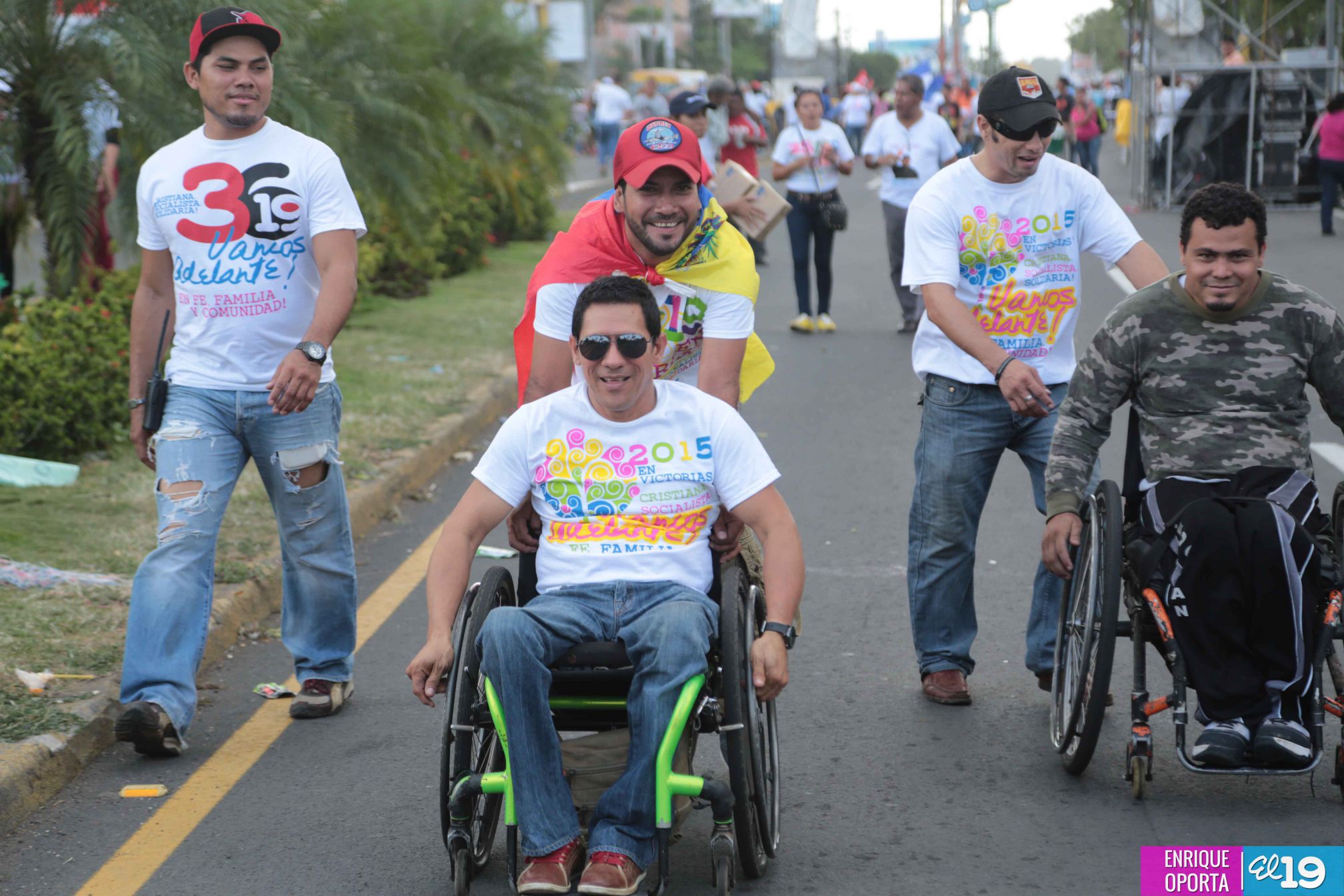 Familia Sandinista participa en el Repliegue Táctico hacia Masaya