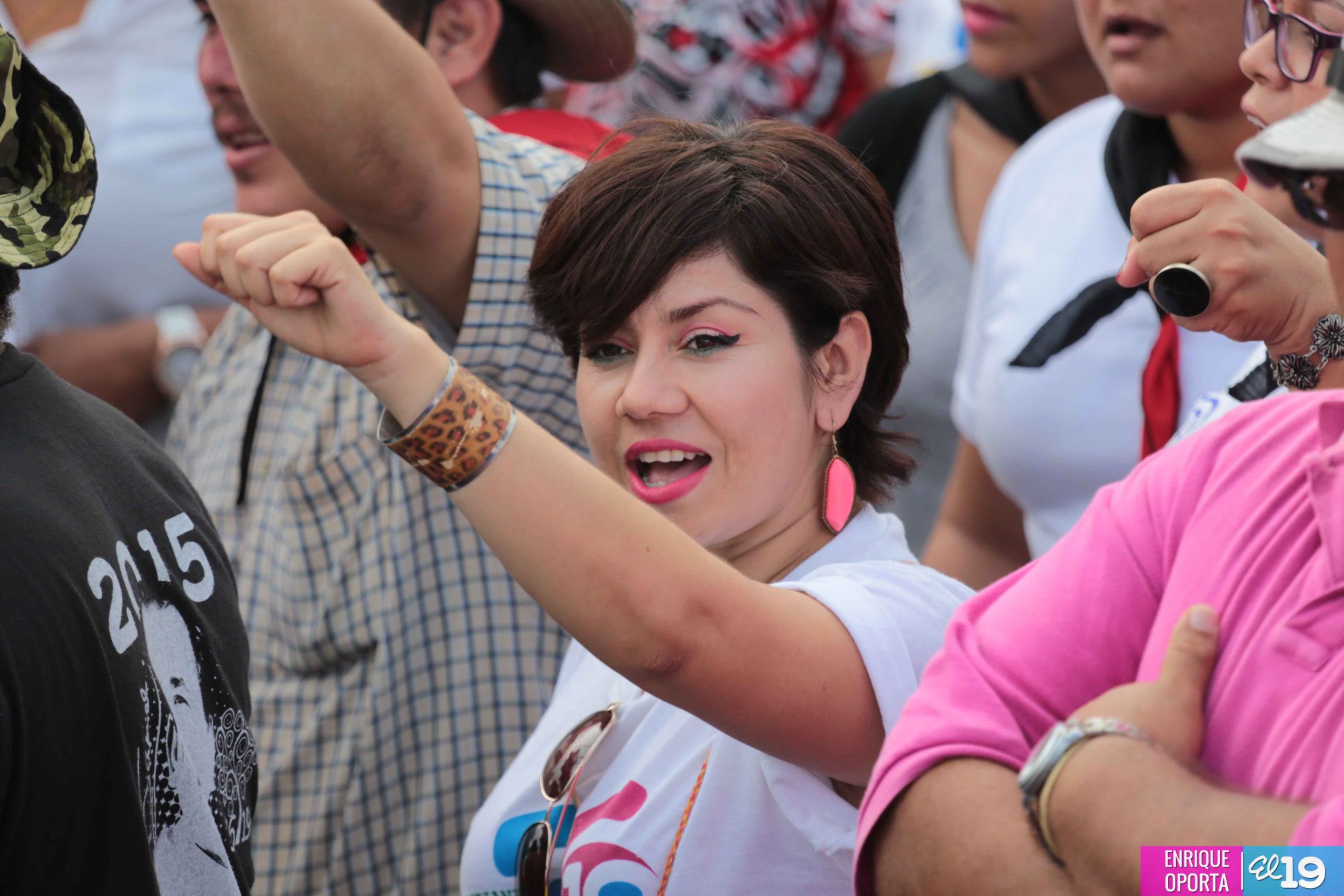 Familia Sandinista participa en el Repliegue Táctico hacia Masaya