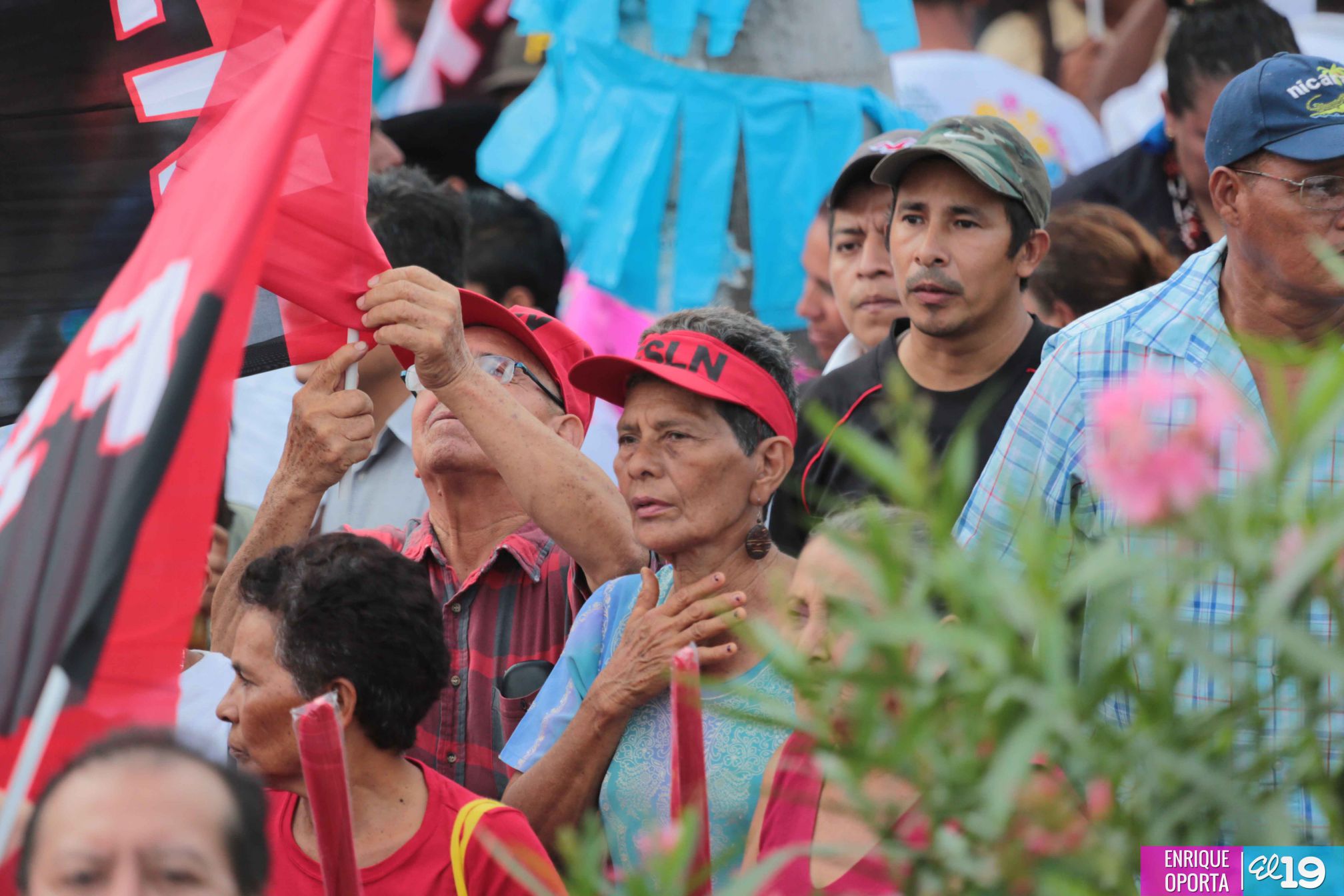 Familia Sandinista participa en el Repliegue Táctico hacia Masaya