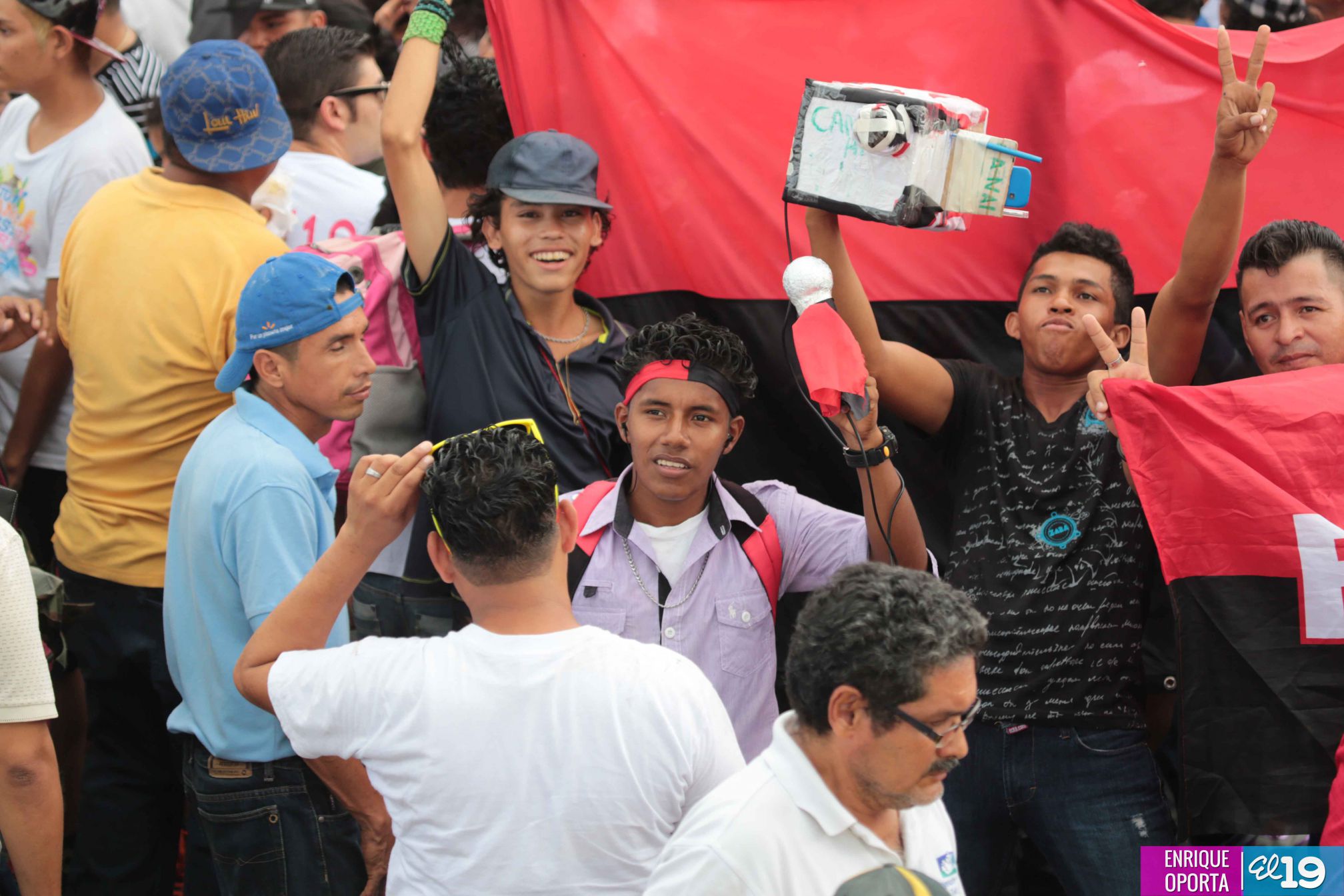 Familia Sandinista participa en el Repliegue Táctico hacia Masaya