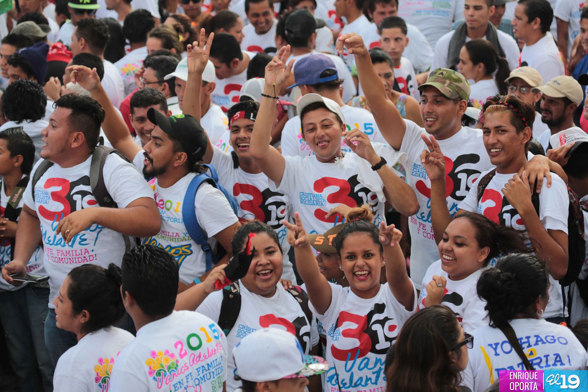 Familia Sandinista participa en el Repliegue Táctico hacia Masaya