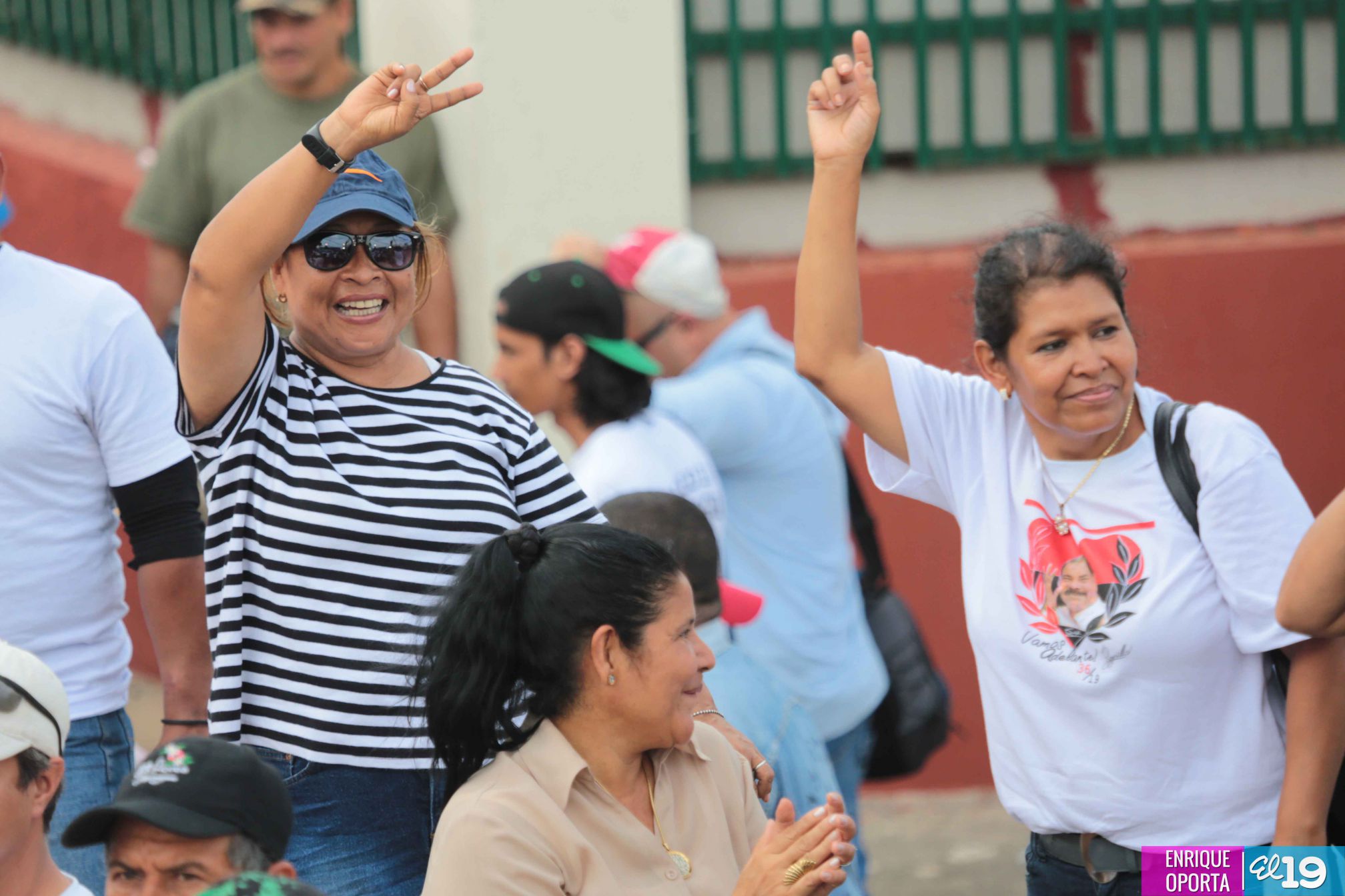 Familia Sandinista participa en el Repliegue Táctico hacia Masaya