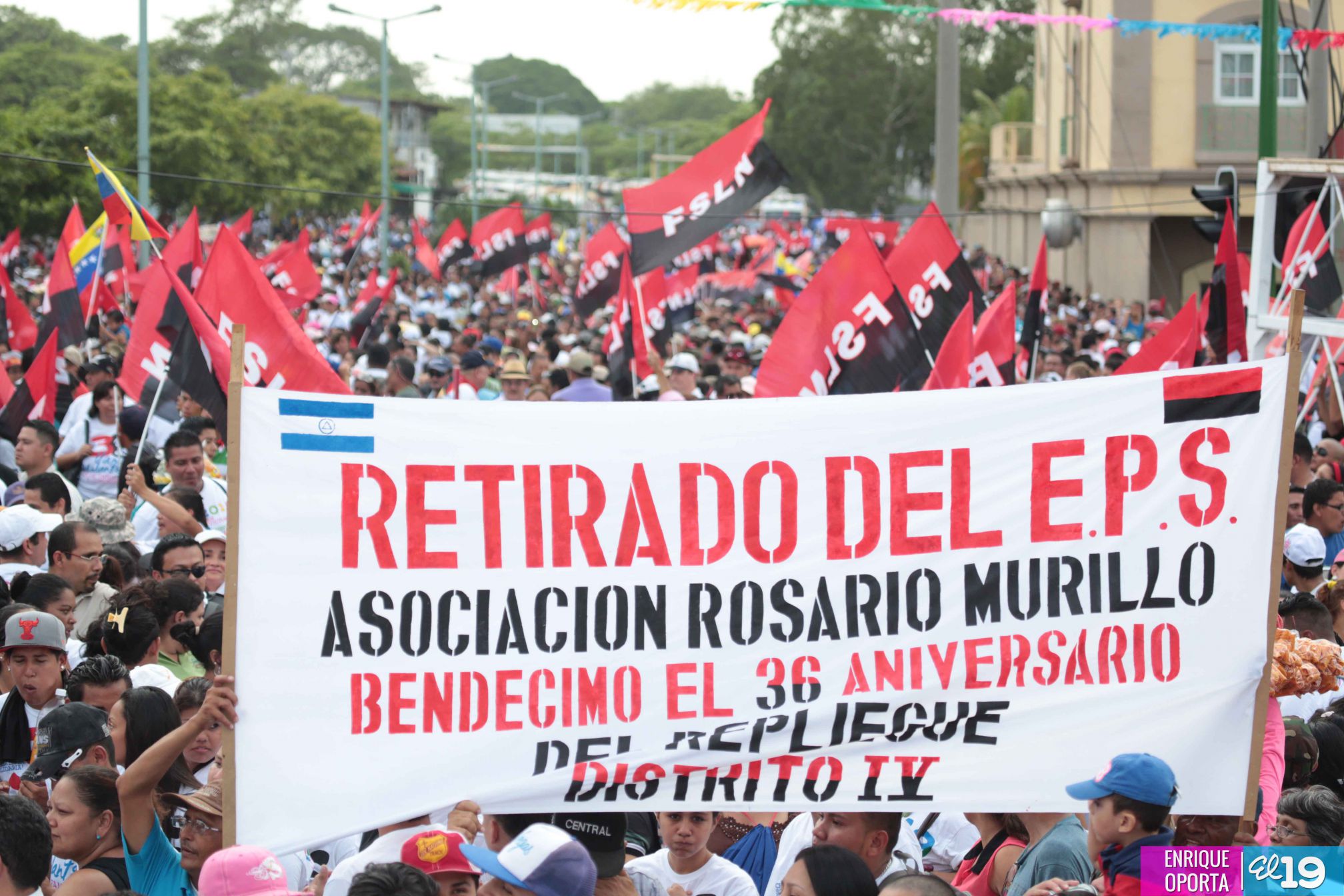 Familia Sandinista participa en el Repliegue Táctico hacia Masaya