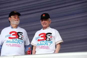 Daniel, Rosario y la Familia Sandinista reeditan el Repliegue Táctico a Masaya