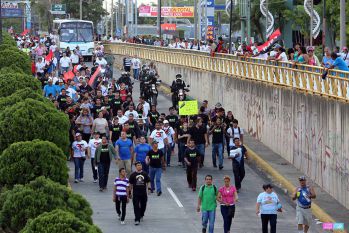 Daniel, Rosario y la Familia Sandinista reeditan el Repliegue Táctico a Masaya