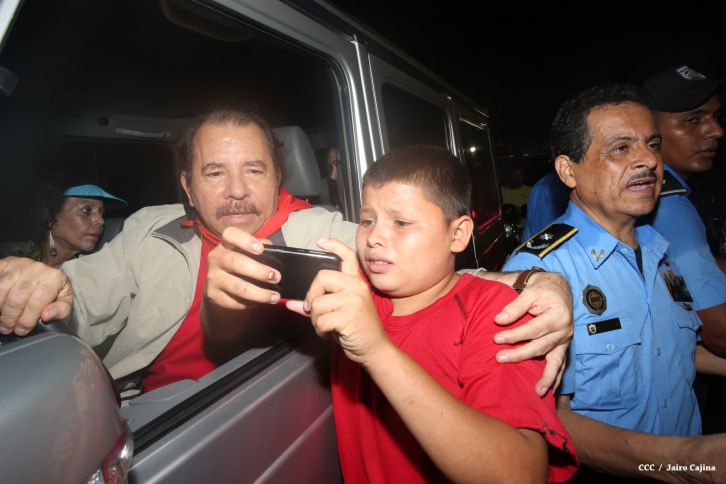 Daniel y Rosario culminan en Monimbó el 36 Aniversario del Repliegue a Masaya