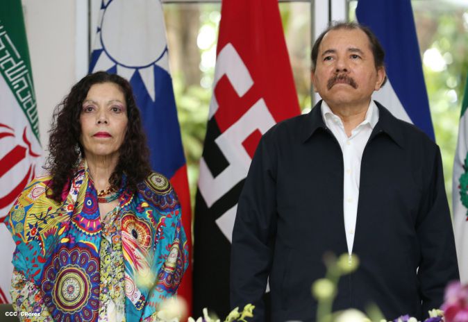 Daniel y Rosario reciben cartas credenciales de los embajadores de Irán, Taiwán, México y Japón