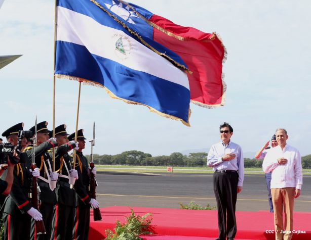Presidente Ma Ying-jeou de China-Taiwán inicia visita oficial a Nicaragua