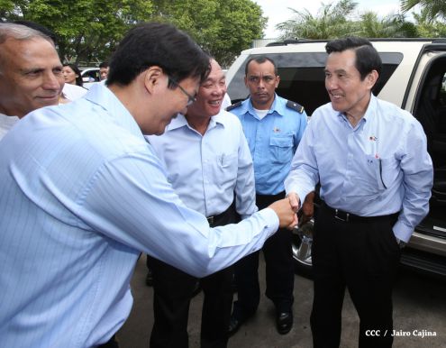 Presidente Ma Ying-jeou de China-Taiwán inicia visita oficial a Nicaragua