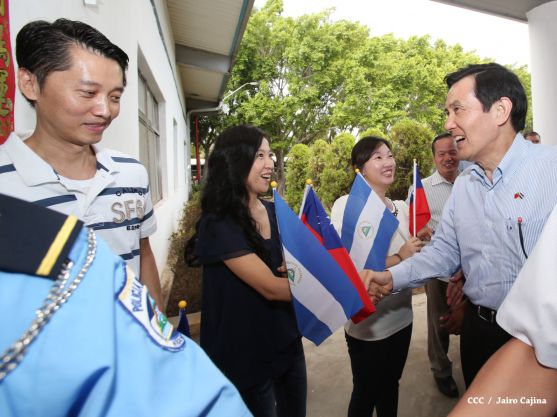 Presidente Ma Ying-jeou de China-Taiwán inicia visita oficial a Nicaragua