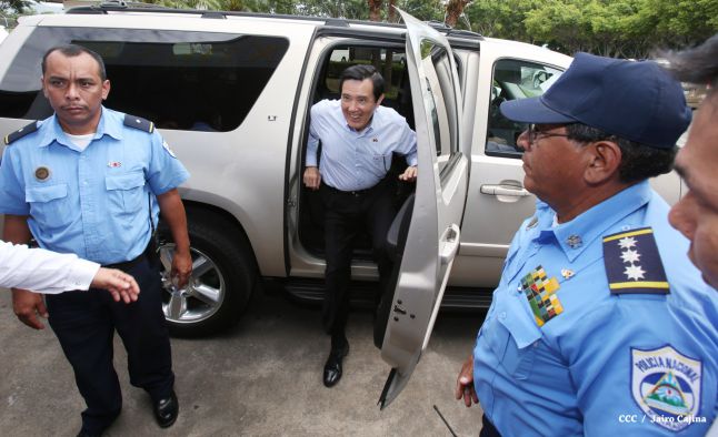 Presidente Ma Ying-jeou de China-Taiwán inicia visita oficial a Nicaragua