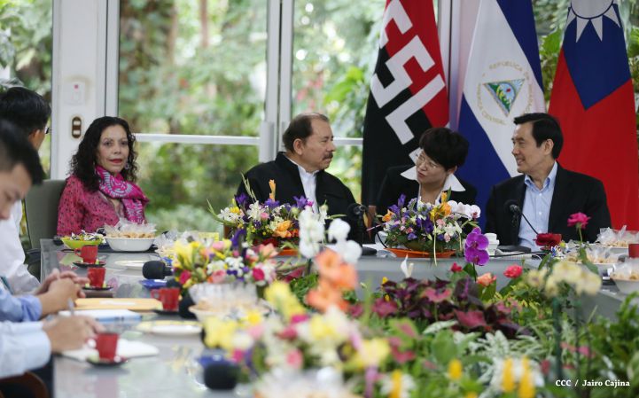 Daniel y Rosario reciben al presidente de China-Taiwán Ma Ying-jeou