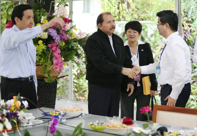 Daniel y Rosario reciben al presidente de China-Taiwán Ma Ying-jeou