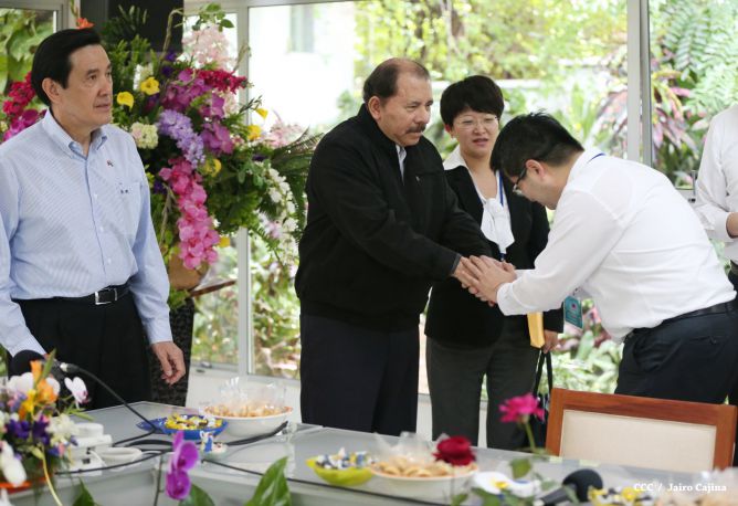 Daniel y Rosario reciben al presidente de China-Taiwán Ma Ying-jeou