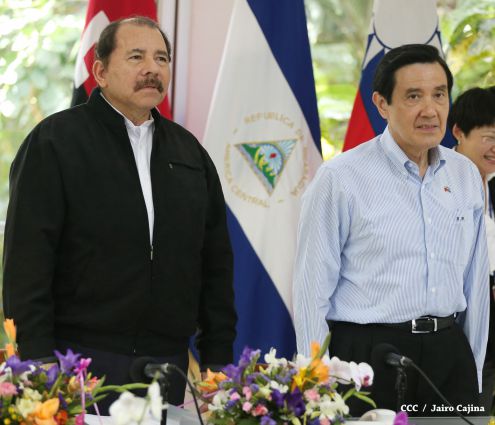 Daniel y Rosario reciben al presidente de China-Taiwán Ma Ying-jeou