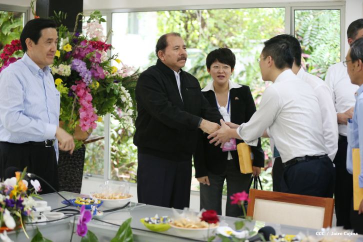 Daniel y Rosario reciben al presidente de China-Taiwán Ma Ying-jeou
