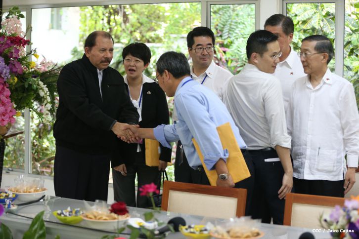 Daniel y Rosario reciben al presidente de China-Taiwán Ma Ying-jeou