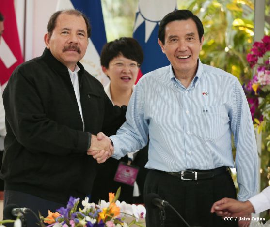 Daniel y Rosario reciben al presidente de China-Taiwán Ma Ying-jeou