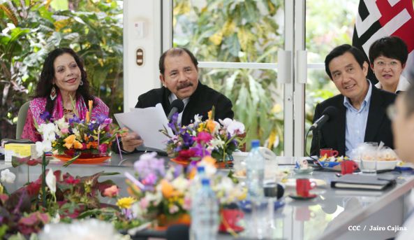 Daniel y Rosario reciben al presidente de China-Taiwán Ma Ying-jeou