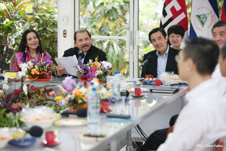 Daniel y Rosario reciben al presidente de China-Taiwán Ma Ying-jeou