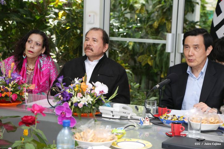 Daniel y Rosario reciben al presidente de China-Taiwán Ma Ying-jeou