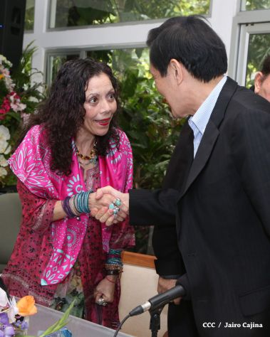 Daniel y Rosario reciben al presidente de China-Taiwán Ma Ying-jeou