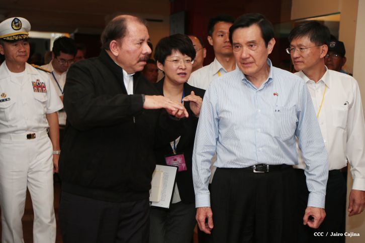 Presidente Daniel y Compañera Rosario asisten a cena con el presidente de Taiwán Ma Ying-jeou