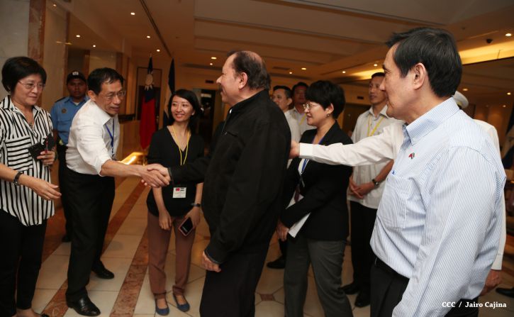 Presidente Daniel y Compañera Rosario asisten a cena con el presidente de Taiwán Ma Ying-jeou