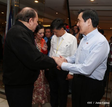 Presidente Daniel y Compañera Rosario asisten a cena con el presidente de Taiwán Ma Ying-jeou
