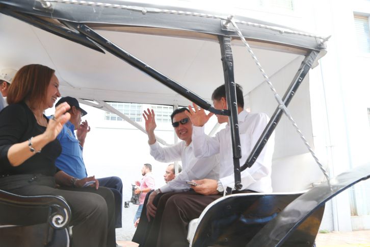 Presidente Ma Ying-jeou visita ciudad de Granada