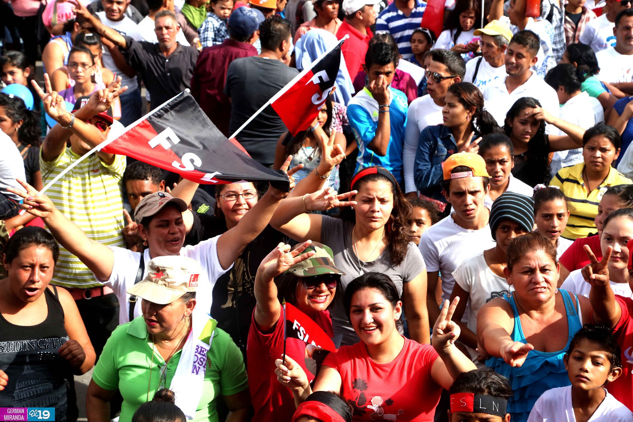 Mar de gente inunda calles de Estelí celebrando 36 años de liberación y victorias