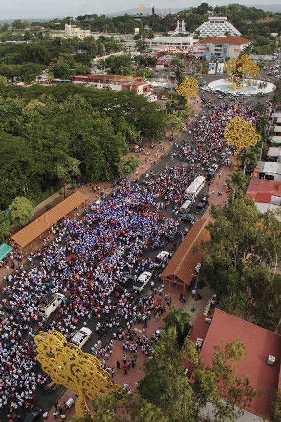 Gran Caminata de la Alegría (FOTOS AÉREAS)
