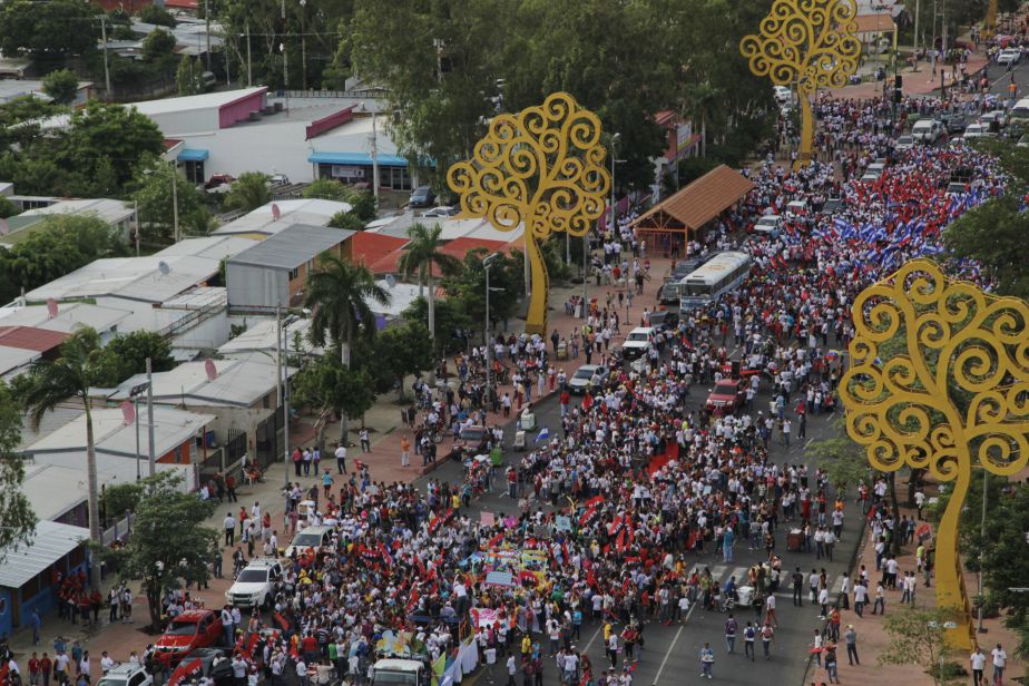 Gran Caminata de la Alegría (FOTOS AÉREAS)