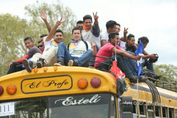 Derroche de alegría en caravanas de Boaco, Chontales y Estelí!