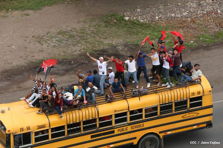 Derroche de alegría en caravanas de Boaco, Chontales y Estelí!