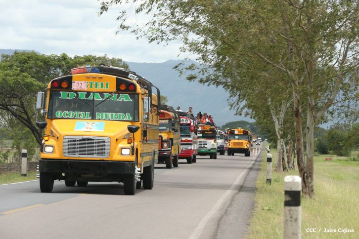 Derroche de alegría en caravanas de Boaco, Chontales y Estelí!