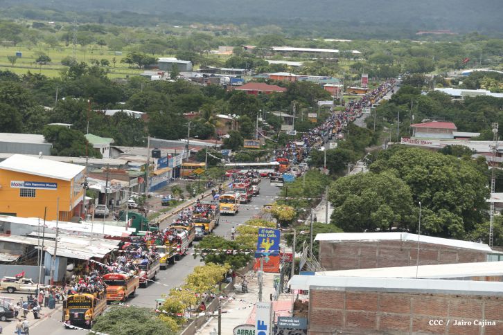 Derroche de alegría en caravanas de Boaco, Chontales y Estelí!