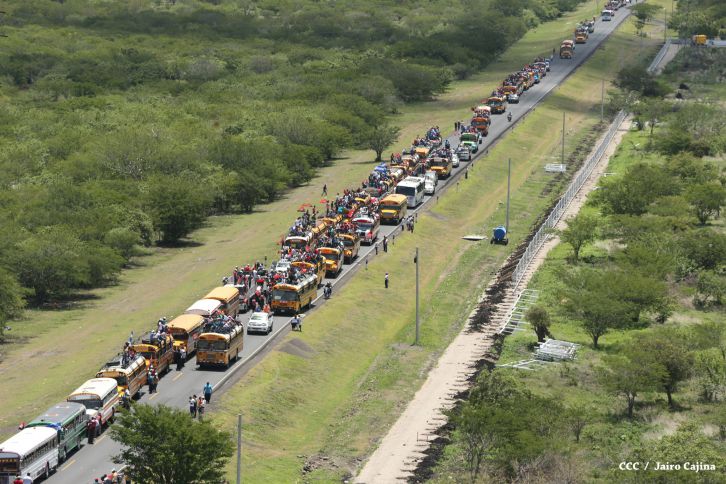 Derroche de alegría en caravanas de Boaco, Chontales y Estelí!