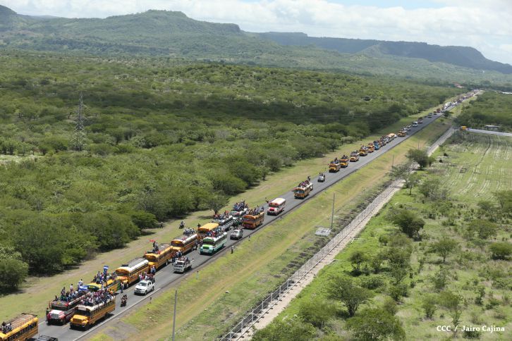 Derroche de alegría en caravanas de Boaco, Chontales y Estelí!