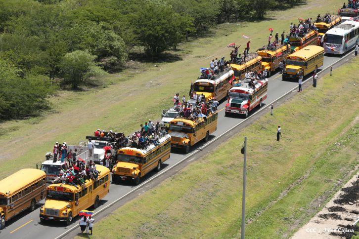 Derroche de alegría en caravanas de Boaco, Chontales y Estelí!