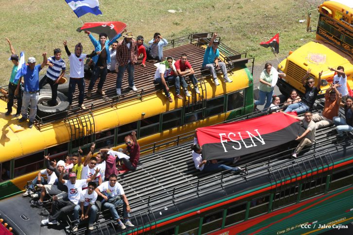 Derroche de alegría en caravanas de Boaco, Chontales y Estelí!